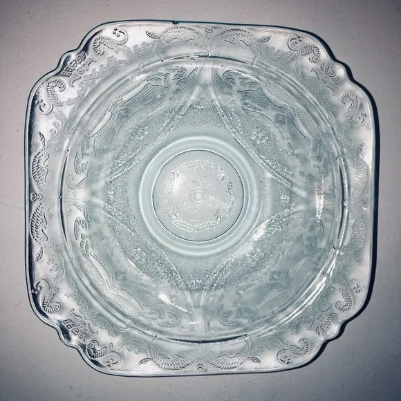 Vintage Indiana Recollection Blue Glass Bowl - Picture 1 of 4